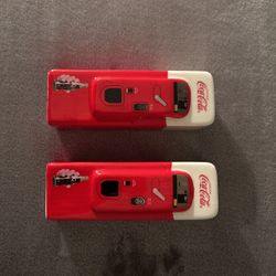 Coke Machine Salt And Pepper Shakers