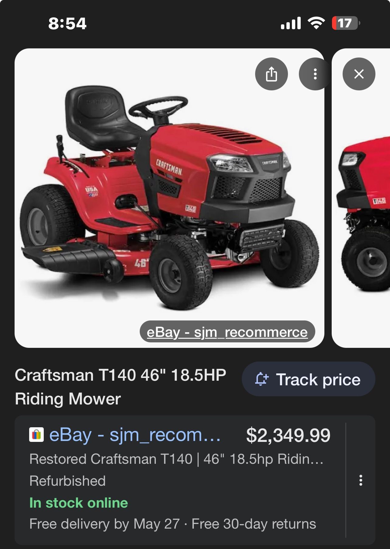 Craftsman 22 Hp Lawn Tractor