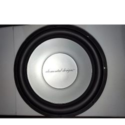 18 INCH Elemental Designs 190.v2 subwoofer!!