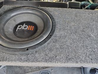 12" power bass in slim truck box
