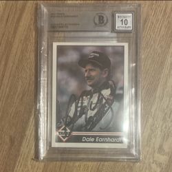1992 Traks Dale Earnhardt #190 Autograph BAS NASCAR Richard Childress Racing