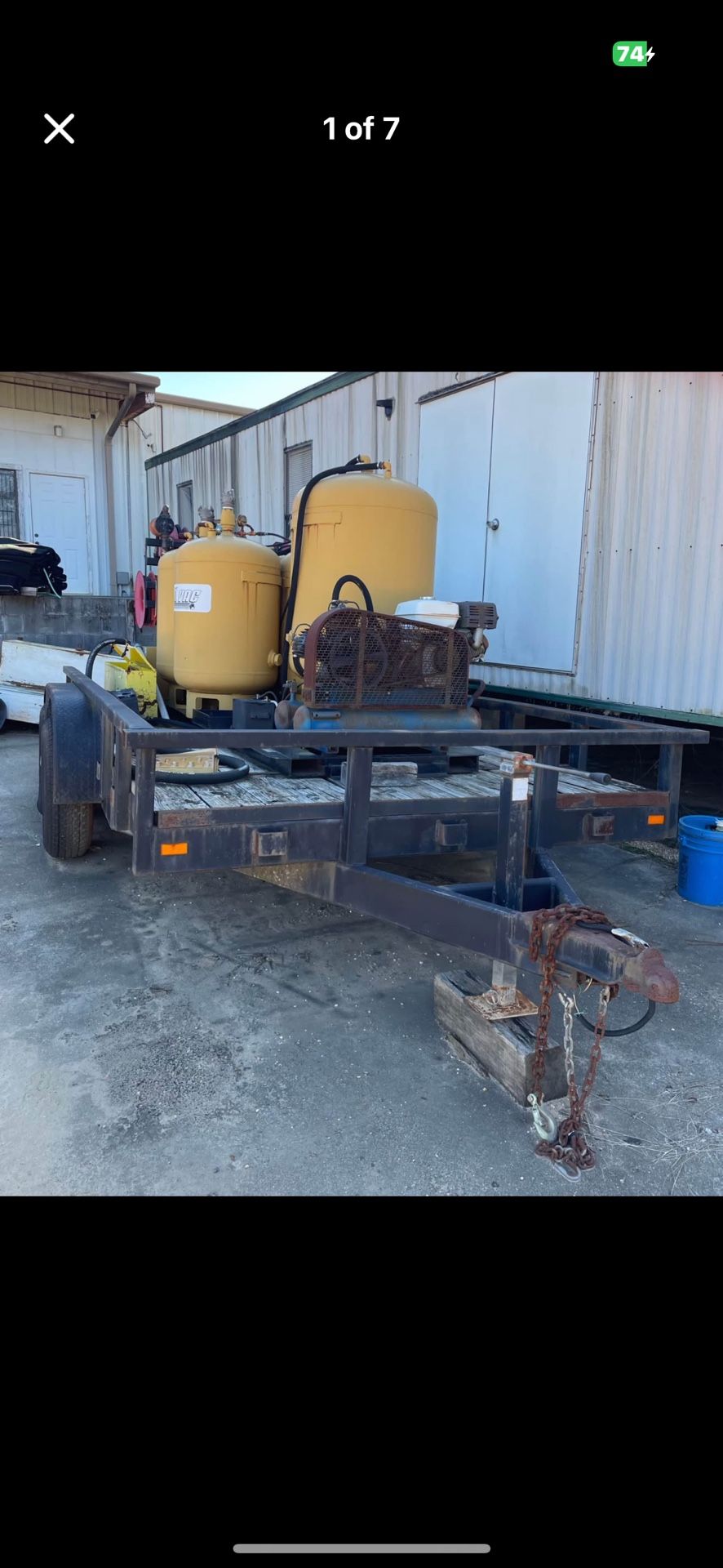 2005 Oil Vac Skid W/Trailer