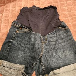 Maternity Adjustable Waist Shorts