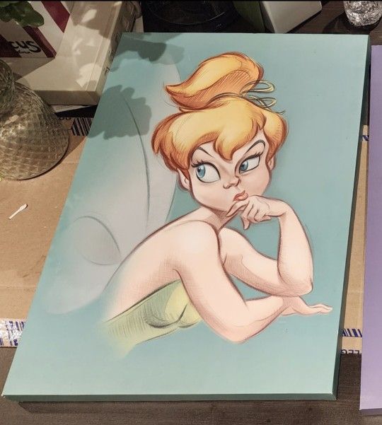 Disneys Collection Canvas TinkerBell & ...