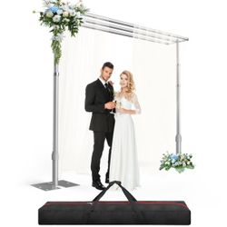 9x10ft Three Crossbar Heavy Duty Backdrop Stand for Wedding