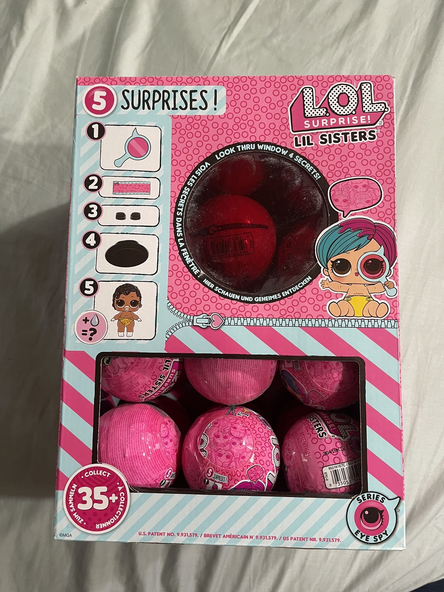 LOL Surprise Lil sisters EYE SPY Wave Series Case