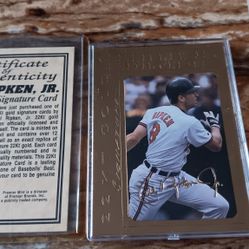 22k CAL RIPKEN JR. CARD