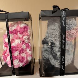 Brand New Rose Teddy Bears
