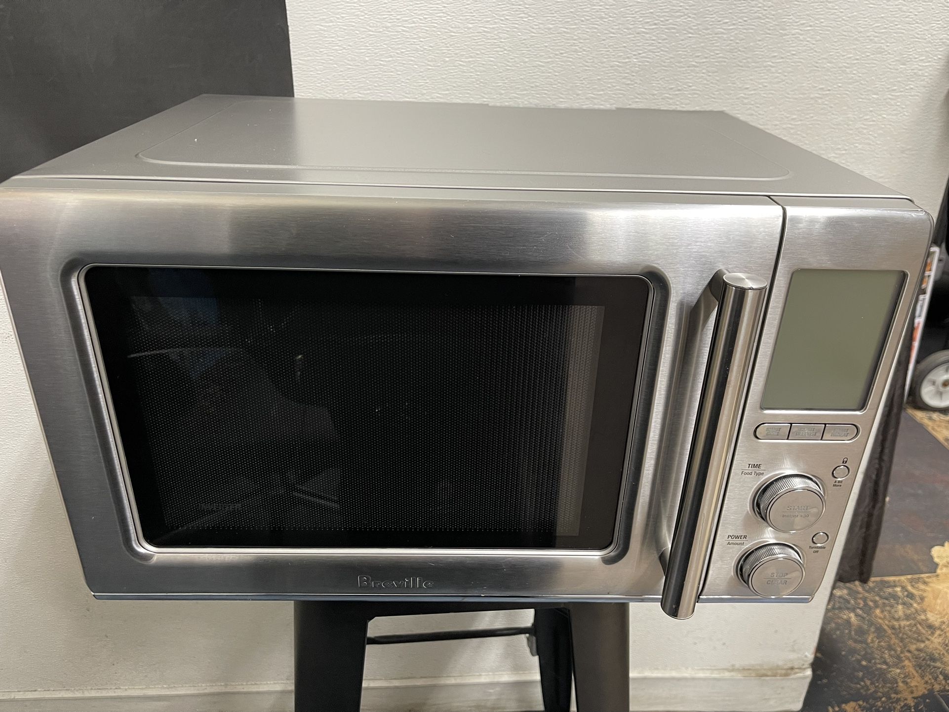 Breville - 1.2 Cu Ft Microwave Oven 1250W- Stainless Steel