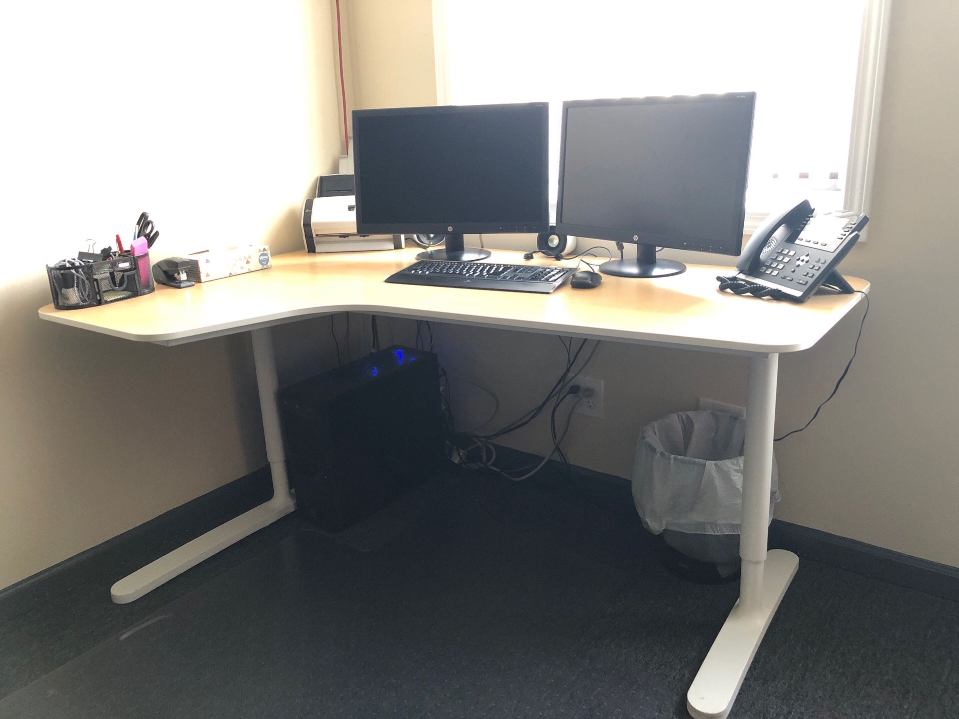 IKEA Bekant Corner Office Desk