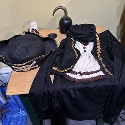 Halloween costume pirate 6 Pcs