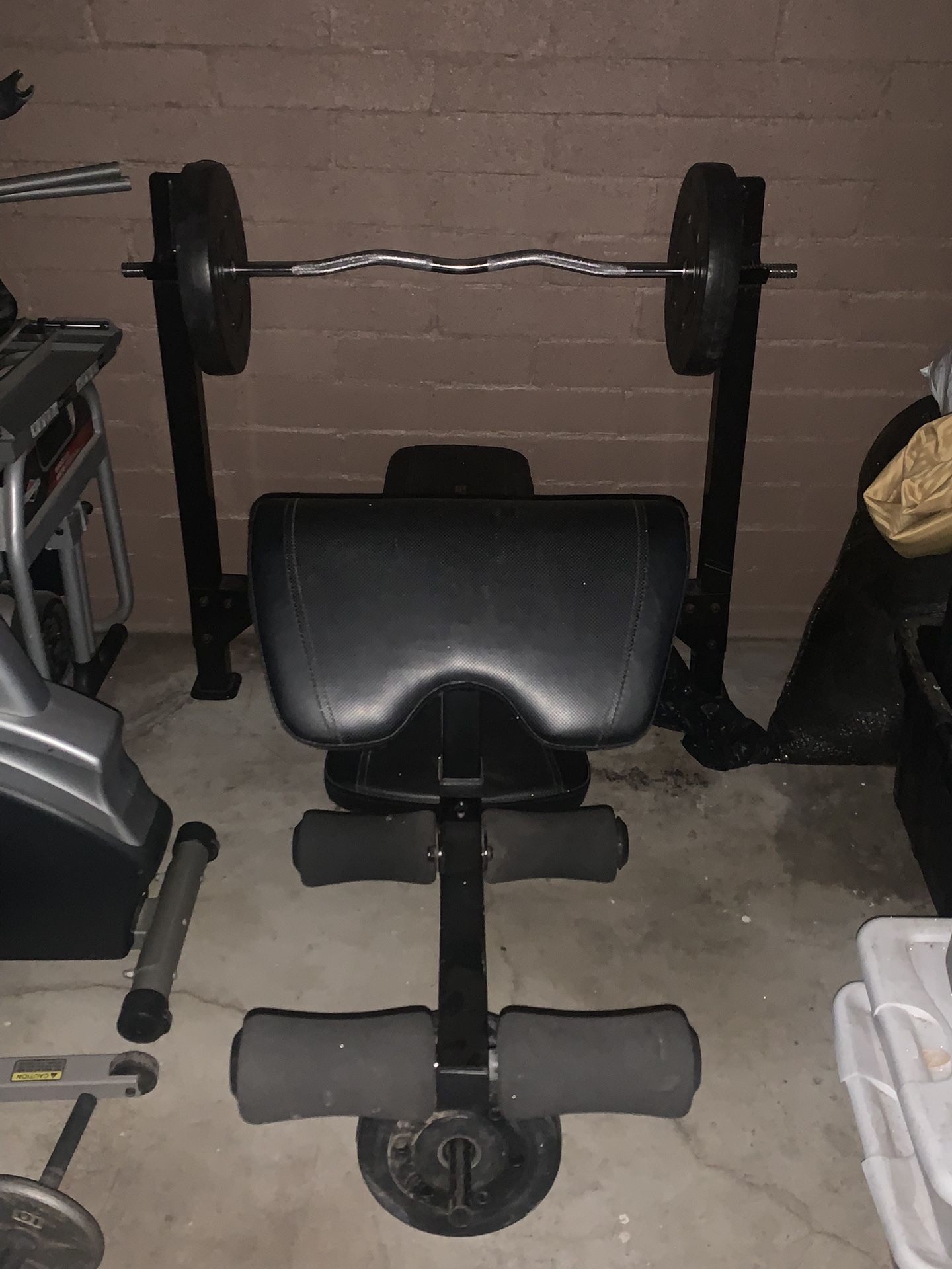 Home Gym Treadmill Workout Weight Lift & Bike Available