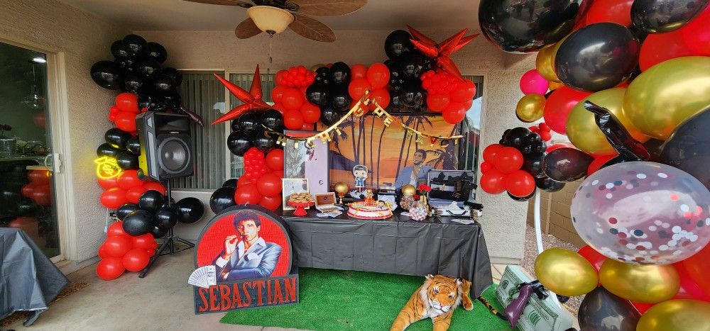 Leftover Scarface Party Decorations