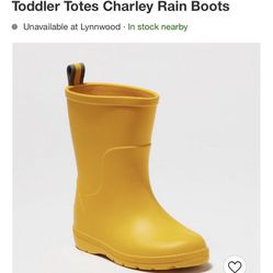 Toddler Totoes Rain Boots