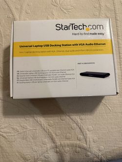 StarTech USBVGADOCK2 USB Docking Station – New
