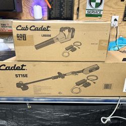 Cub cadet 60v String Trimmer And Leaf Blower