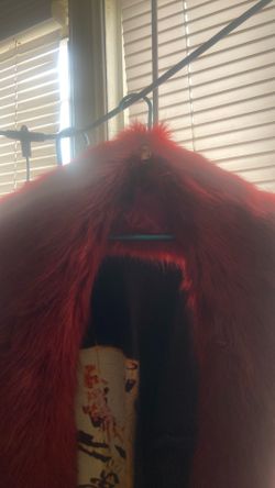 Red Fur Boa