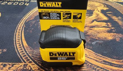 DeWALT, Tape Measure, Atomic, 25ft., DWHT38125