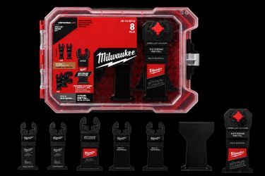 Milwaukee NITRUS Carbide Oscillating Multi-Tool Blade Set 8-Piece