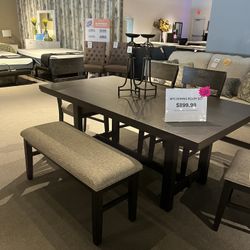6pc Dining Room Set 