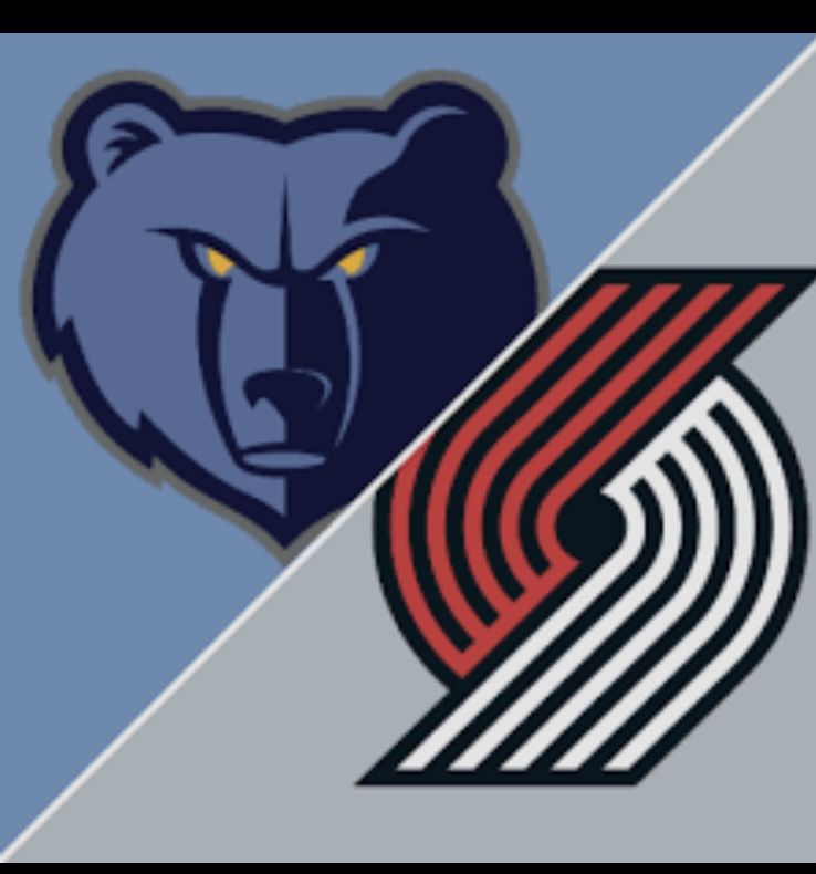 Blazers -Grizzlies Tickets- Half Court
