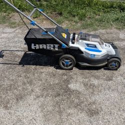 Hart 20 Volt Lawnmower With Battery 