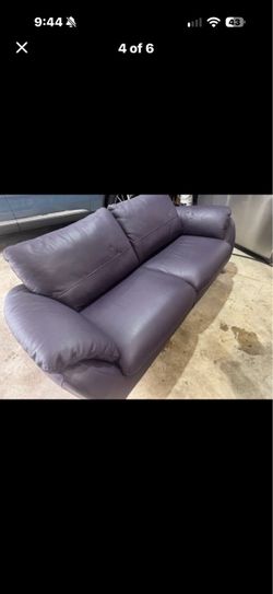 Italsofa Leather Couch