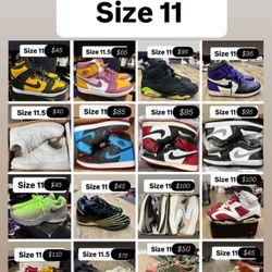 Jordan’s Nikes & More Size 11 Men Cheap 