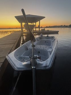 Pond Prowler 12 - Mint Condition w/ Trolling Motor, Battery & LED Setup 🔋💡