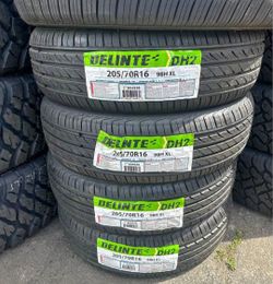 205/70R16 Delinte Set Of 4 New Tires