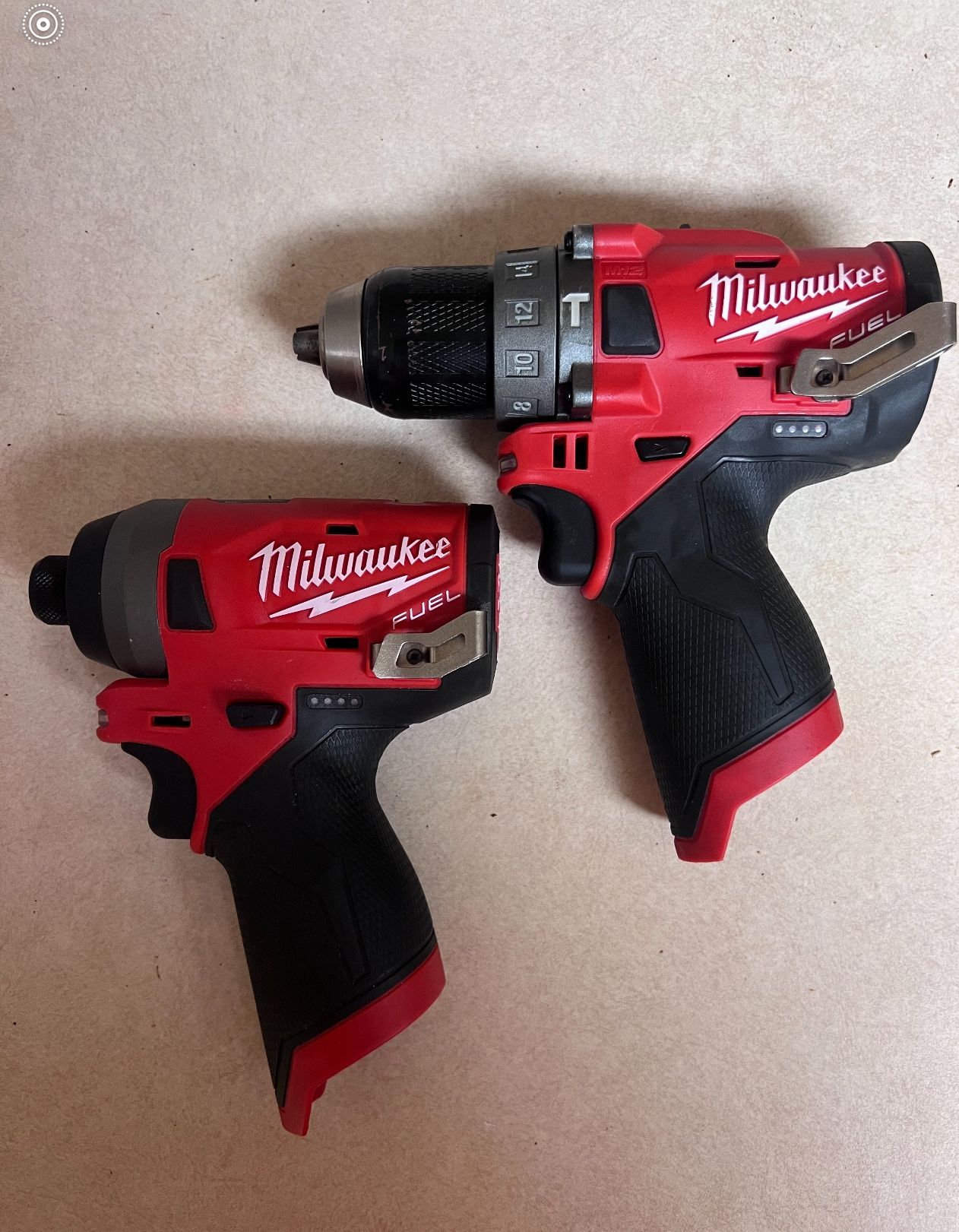 Milwaukee M12 Set Fuel.