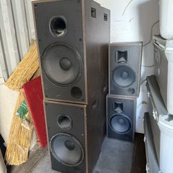 6 Large 15” PA Speakers – Church / DJ – $695 OBO – Must Go