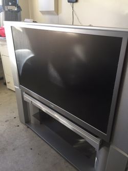 Toshiba 52 inch DLP.. surround system and DVD are Panasonic. $300