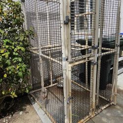 PVC Glider Cage Cat Bird Pet Enclosure