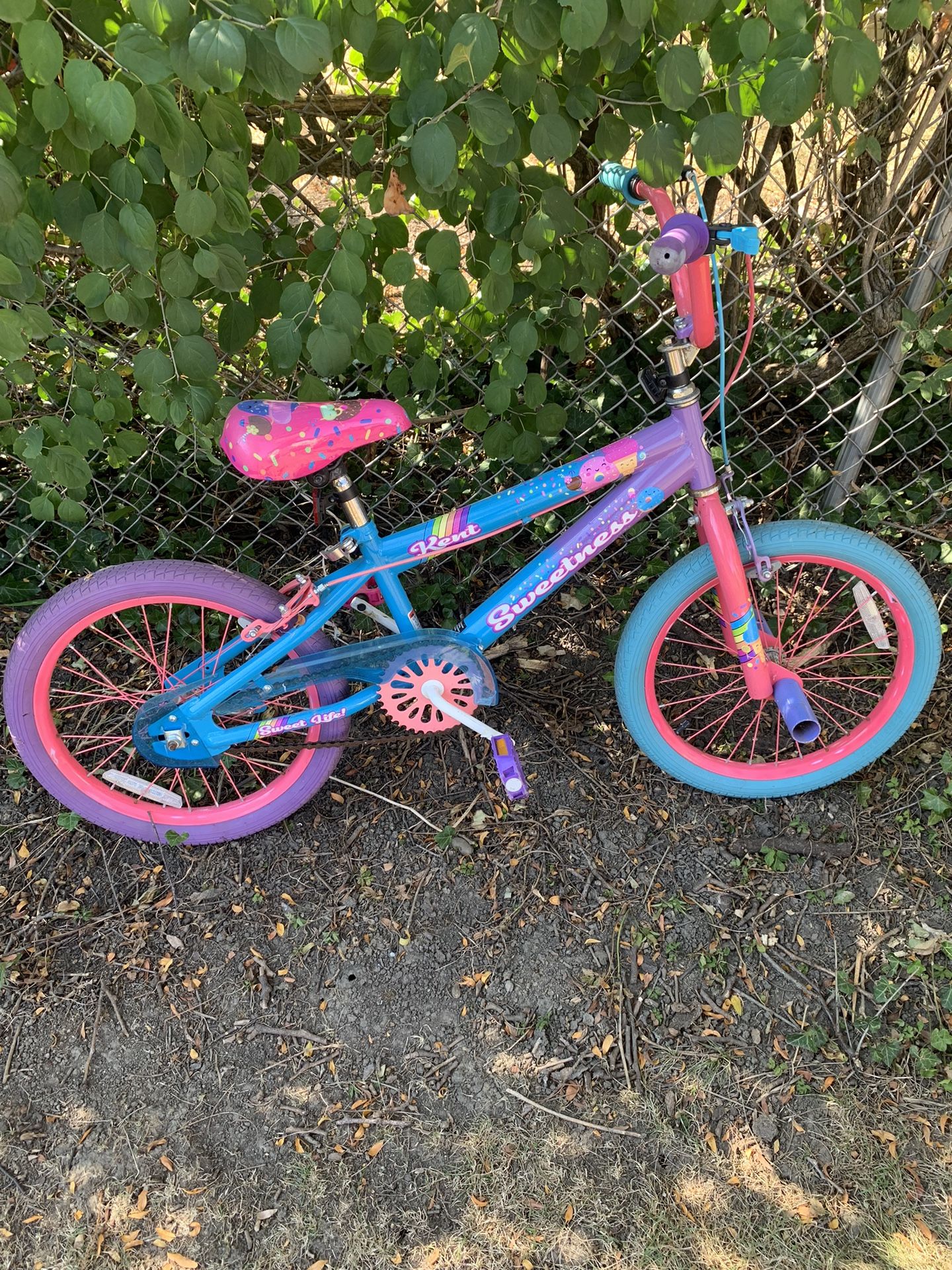 Kent Sweetness Girls Bike - 18" Wheels - Ages 6-12 - Purple/Pink/Blue - GS91829WMA