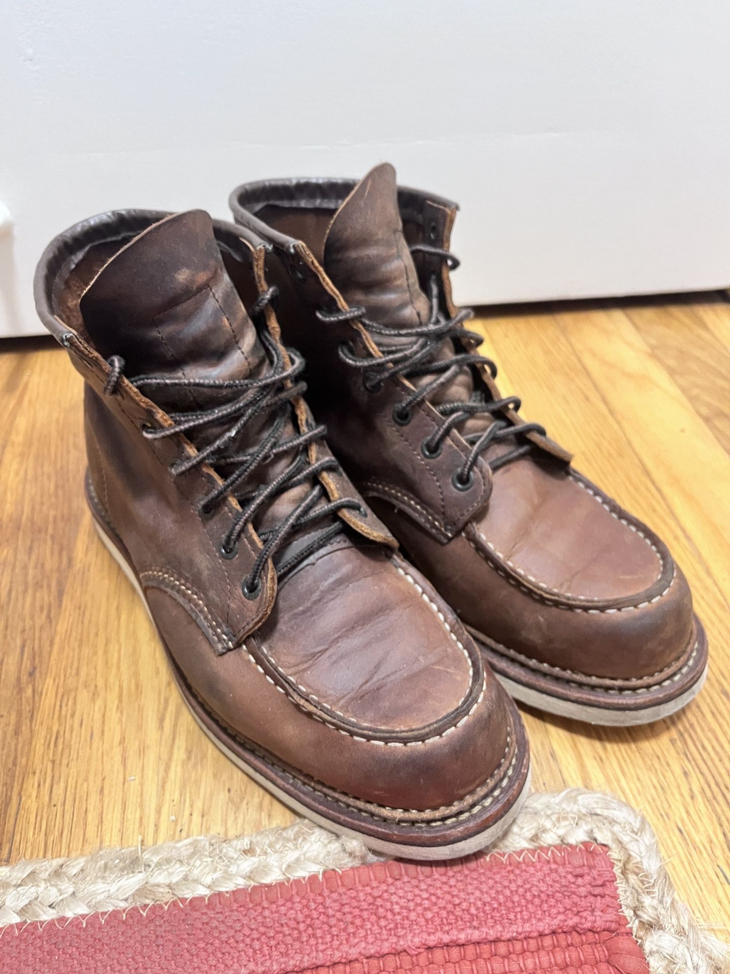 Red Wing Moc Toe Boot 9D Copper