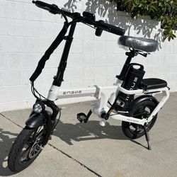 600W Electric Bike With Dual Seats Max Speed 20 MPH