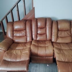 Leather Couch 