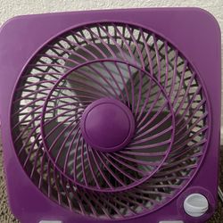 Purple box fan
