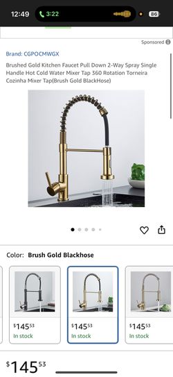 Gold Faucet