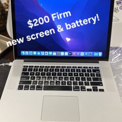 Apple MacBook Pro 15-inch with Retina Display (Mid 2015)