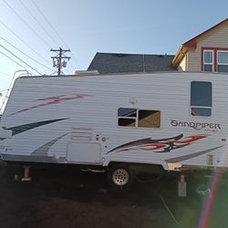 Sandpiper Toy Hauler Travel Trailer By Forest River