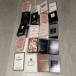 Lot of 10 High End Designer WOMEN`S MAN'S PERFUME SAMPLE SIZE Random Fragrances 1/5