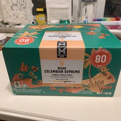 Member's Mark Decaf Medium-Dark Roast Coffee Pods, Colombian Supremo, 80 ct. Includes 80 single-serve cups Smooth rich aroma Mild and delicious Compat