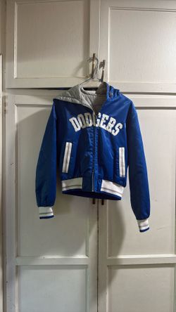 Mlb Los Angeles Dodgers Reversible Embroidery Insulated Poly Jacket Excellent Condition Size S