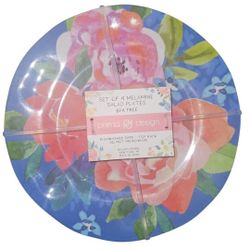 NEW Set Of 4 Melamine Salad Plates