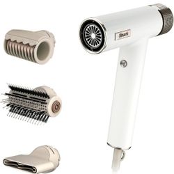 Shark Hair Dryer SpeedStyle RapidGloss Finisher and High-Velocity Dryer, Ionic Hair Blow Dryer with IQ Speed Styling and Drying Suite, No Heat Damage,