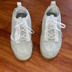   Nike Air VaporMax 2021 Flyknit in Phantom Summit White. 