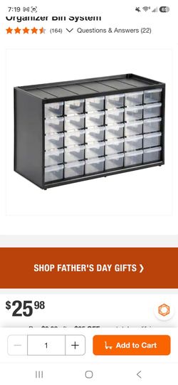 Stanley nail and screw organizers