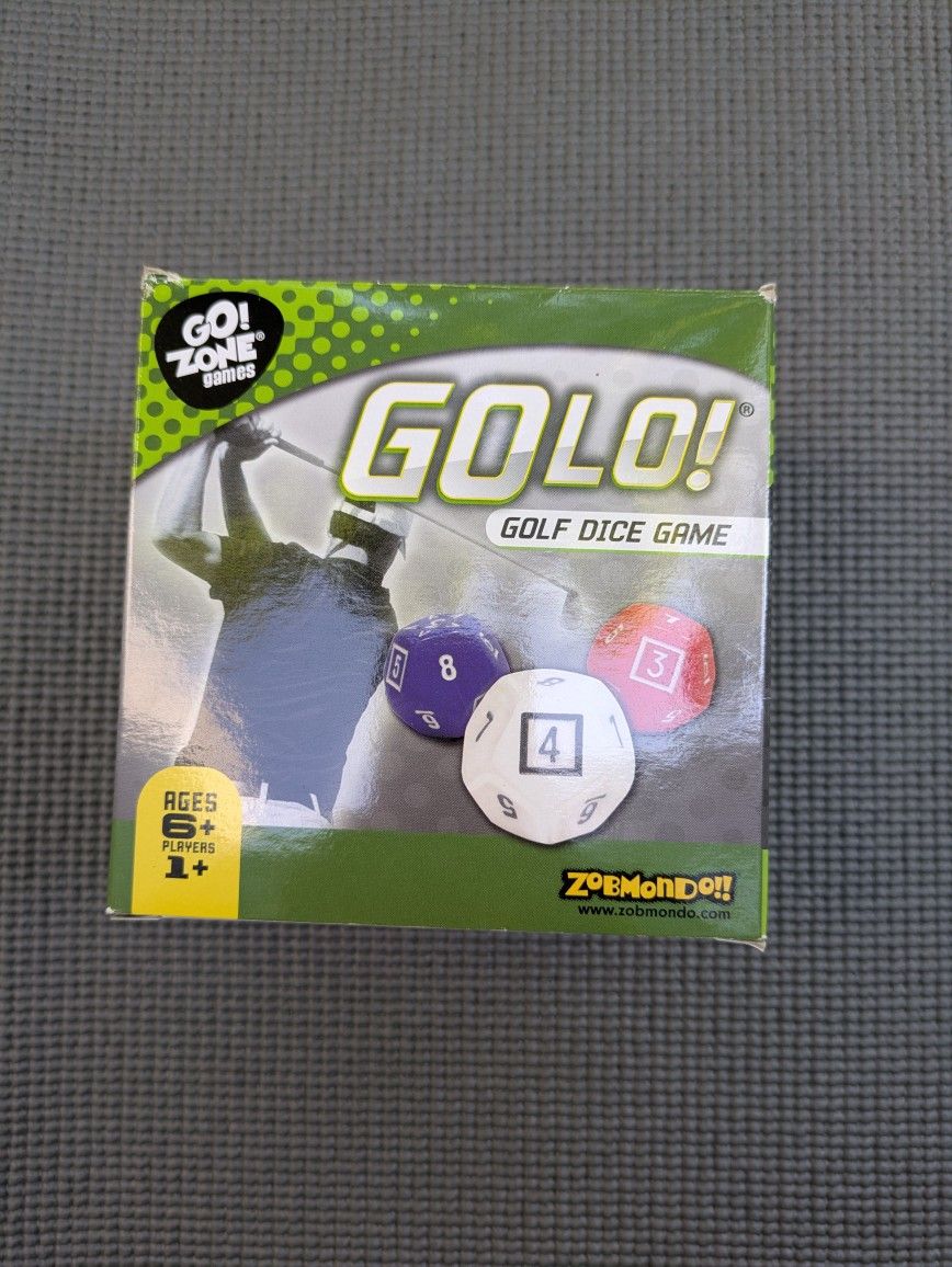 Zobmondo!! GoLo Golf Dice Game